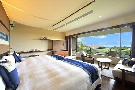 はいむるぶし宿泊招待状の利用で得られる、上質な滞在をイメージした客室写真。