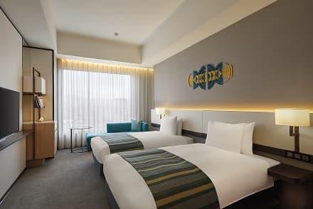 台湾ドルギフト券1,500の利用で得られる、上質な滞在をイメージした客室写真。